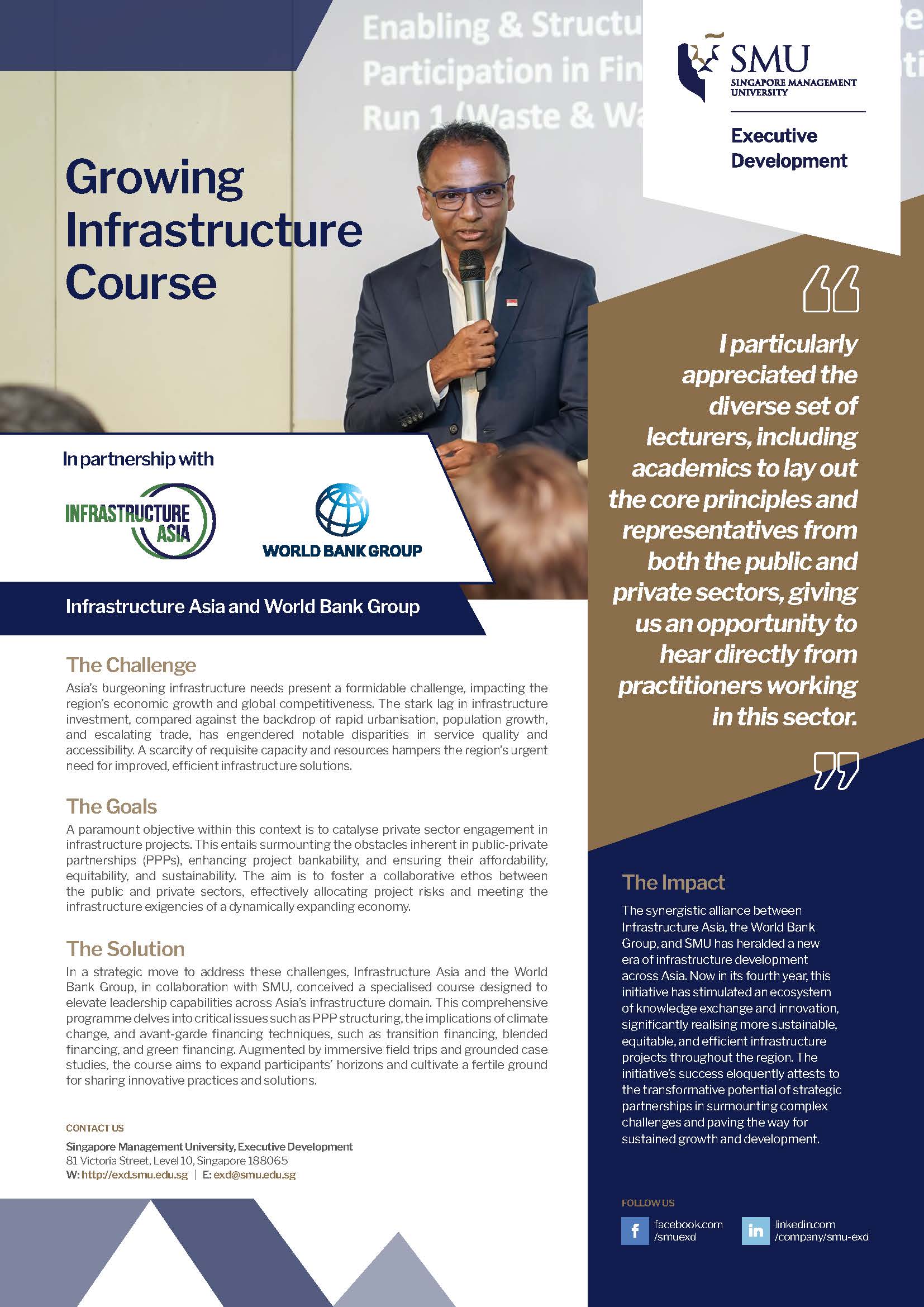 Growing Infrastructure Course Brochure