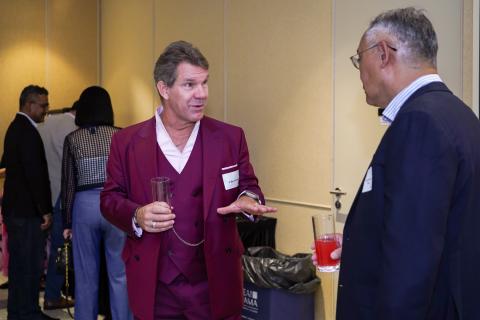 Bernd Pichler with fellow graduands 