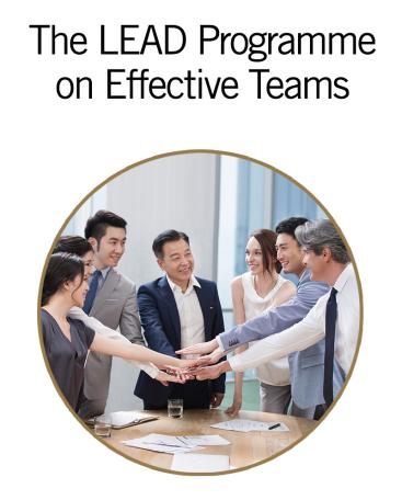 The LEAD Programme on Effective Teams