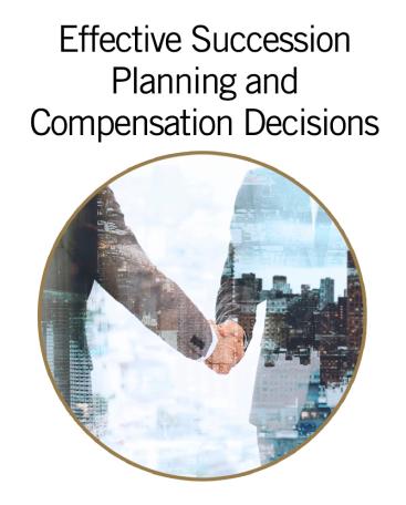 Effective Succession Planning and Compensation Decisions